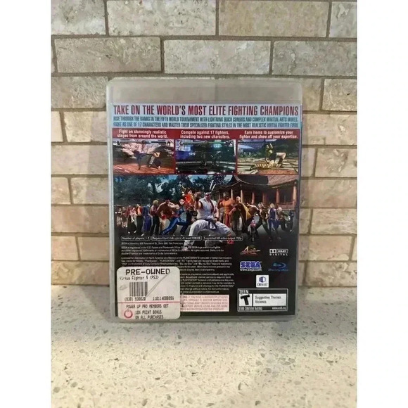 Sony PlayStation 3 PS3 Virtua Fighter 5 tested&works complete  bc - Picture 2 of 3